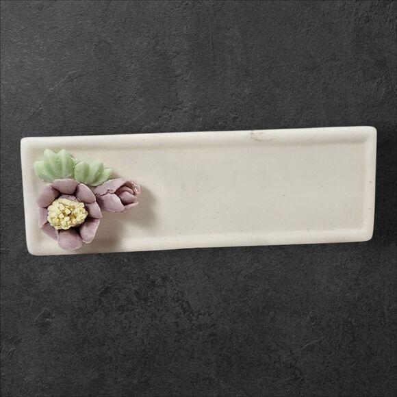 Vintage Ardalt Japan Porcelain Floral Place Card Holders Set of 6 Pink Blue Tea - Picture 9 of 14